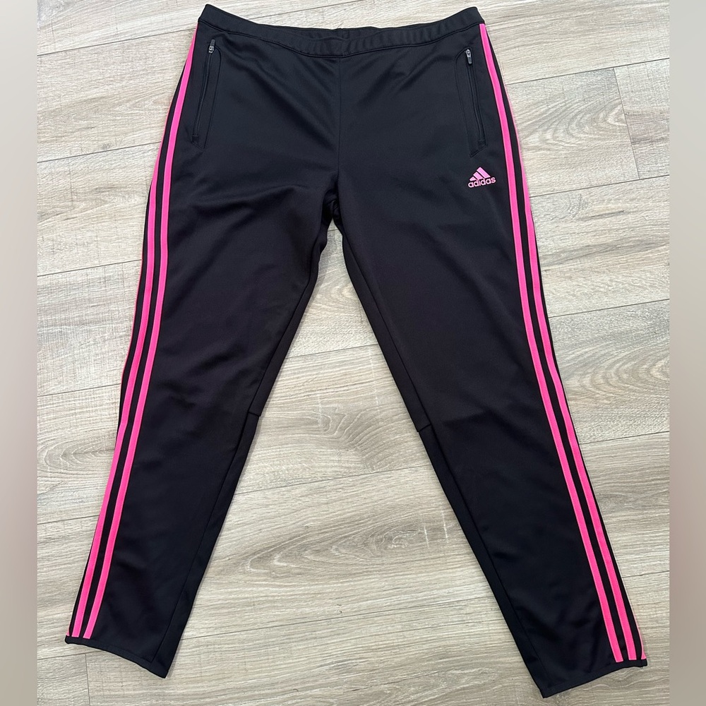 Adidas Superstar Climacool Ladies Tracksuit Bottoms in Black Pink X Large Women